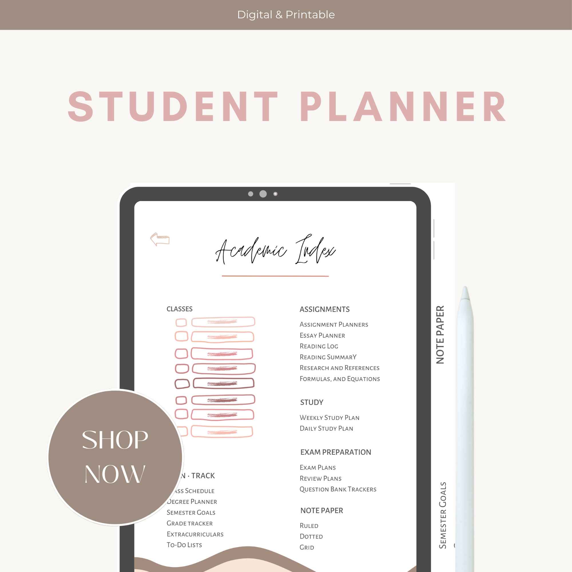 Digital Student Planner